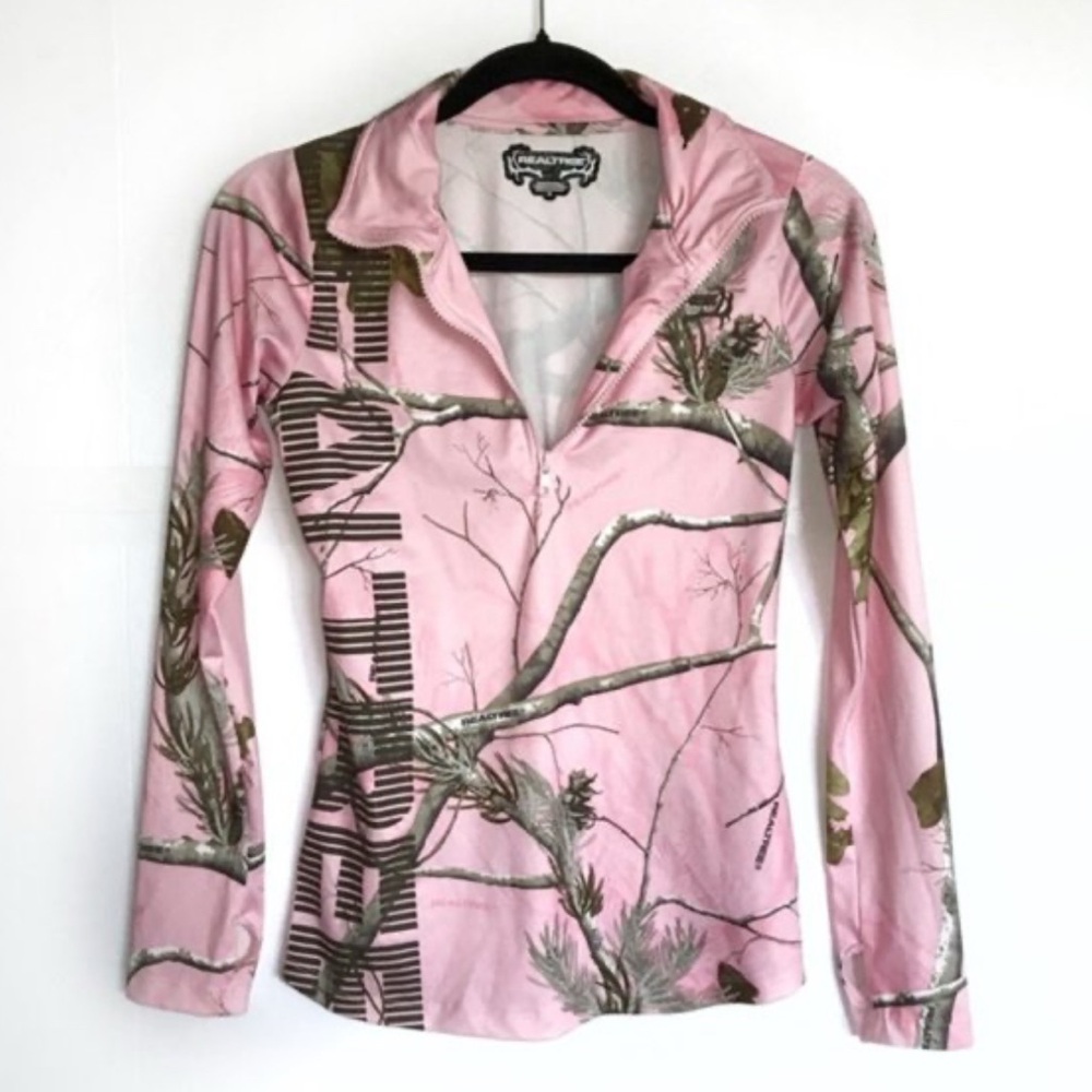 Realtree Pink and White Camouflage Apparel